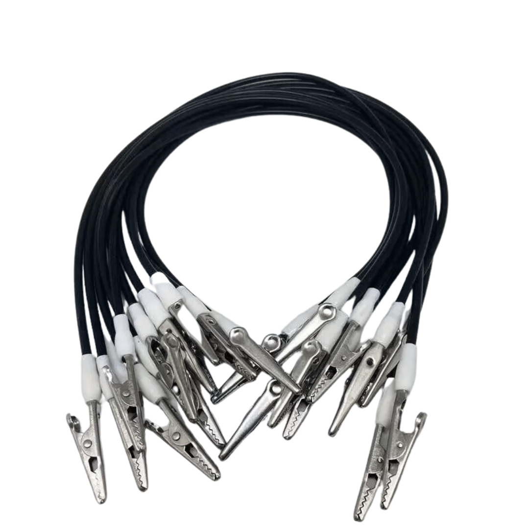 Bib Holder – Black Silicone – Autoclavable 10 Pack